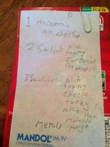 menu, restaurant, kid